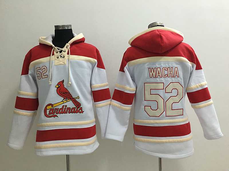 St. Louis Cardinals #52 Michael Wacha White Sawyer Hooded Sweatshirt MLB Hoodie,We sell and wholesale St. Louis Cardinals #52 Michael Wacha White Sawyer Hooded Sweatshirt MLB Hoodie on line form chian!